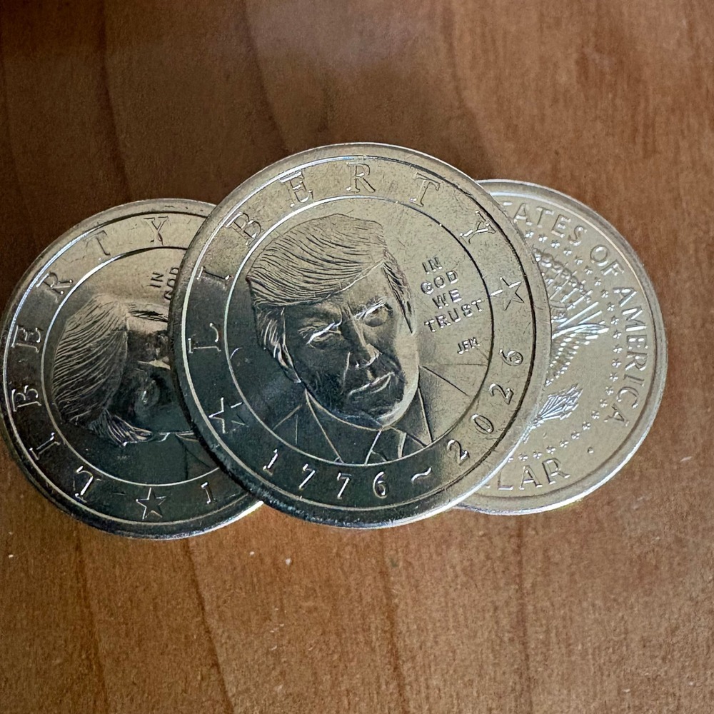 Lot of 25 Donald Trump 2026 Inaugural Commemorative Coins One Dollar